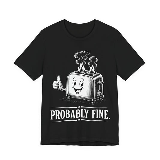 Probably Fine. — Smiling Toaster Tee